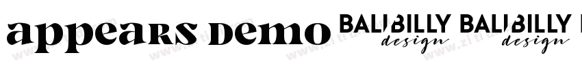 Appears demo字体转换